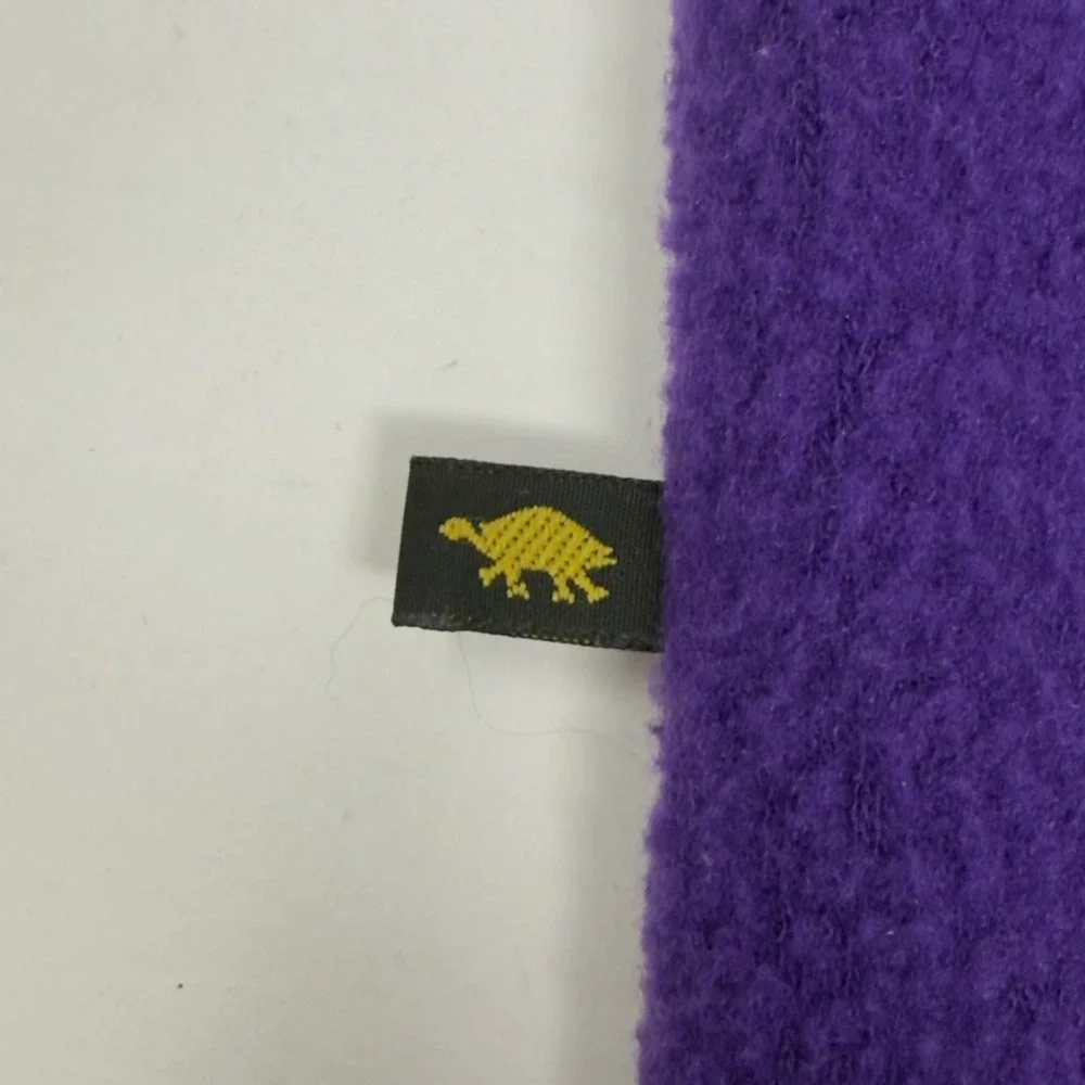 Vtg Turtle Fur‎ Neck Warmer Purple Fleece Gaiter Original Made in USA One Size